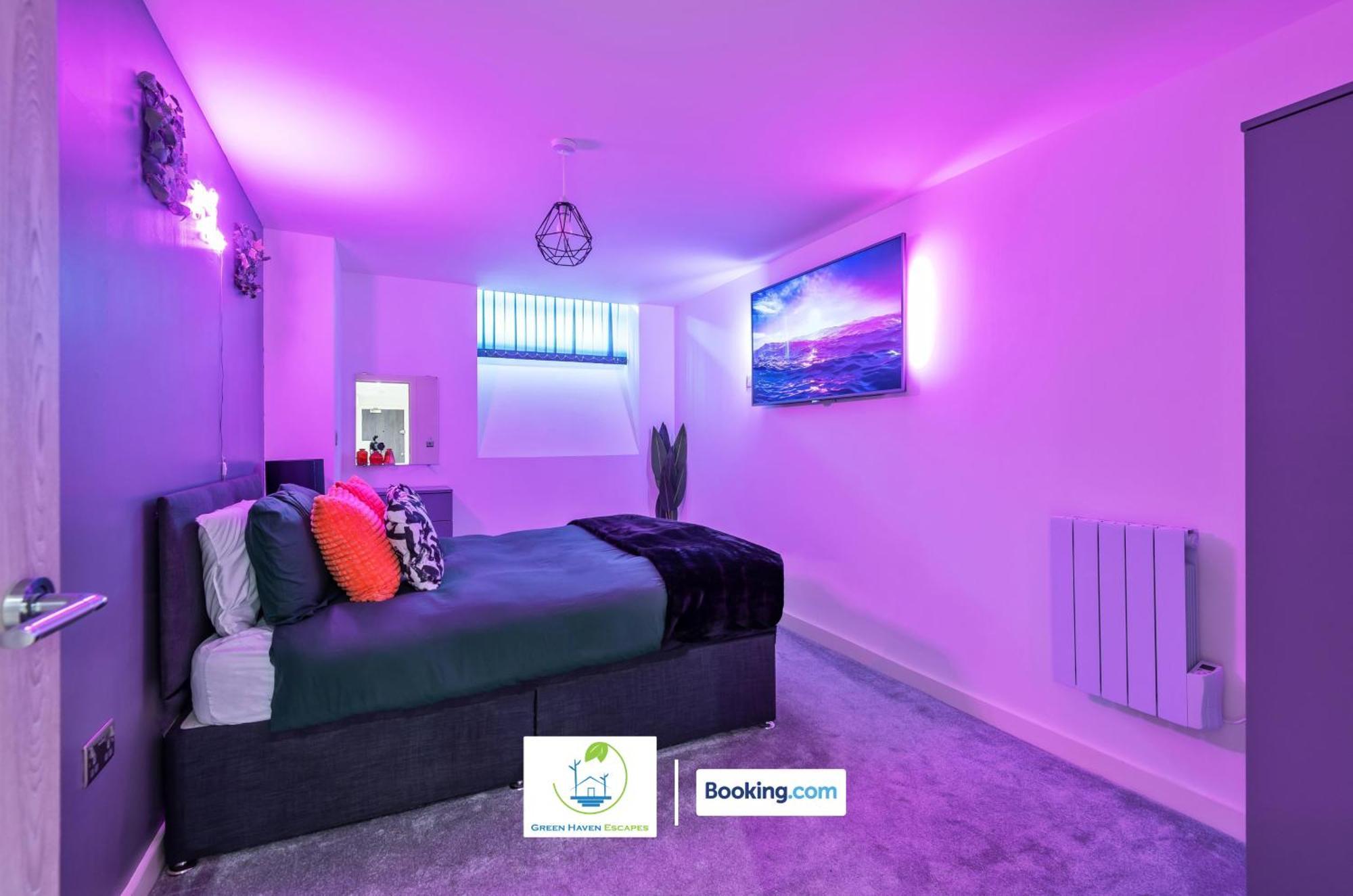 Spacious 1 Bedroom Apartment With 4K Cinema Experience By Green Haven Escapes In Bradford Брадфорт Екстериор снимка