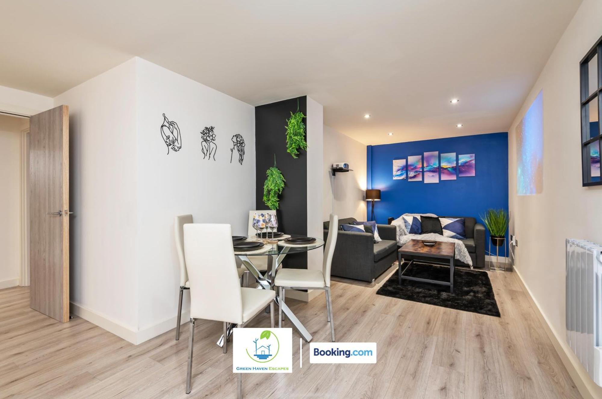 Spacious 1 Bedroom Apartment With 4K Cinema Experience By Green Haven Escapes In Bradford Брадфорт Екстериор снимка